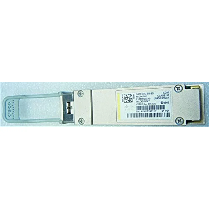 Cisco QSFP40G Bidi Short-Reach Transceiver, 40 Gbit/s, Multi-Mode, bis zu 150 m Reichweite, grau – Bild 2