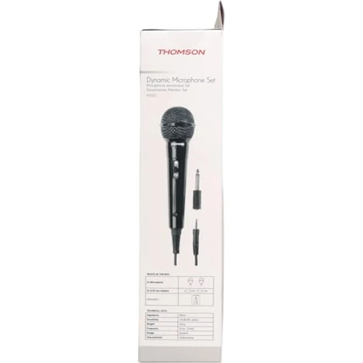 Thomson M135D Dynamisches Mikrofon, Karaoke, 2er-Pack – Bild 9