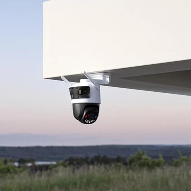 Imou Cruiser Triple, PTZ WLAN Überwachungskamera mit 11MP, 3 Objektiven, Personen- und Fahrzeugerkennung, Nachverfolgung, Rot-Blau Warnungslicht, 2-Wege-Audio, Wi-Fi 6 – Bild 6