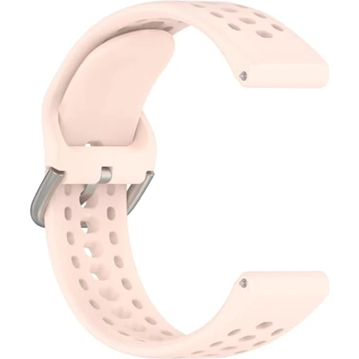 GIOPUEY Armband für Amazfit Bip 6/Bip 5/5 Unity/Balance/Balance 2, Weiches Silikon, Verschleißfest und Atmungsaktiv, pink – Bild 4