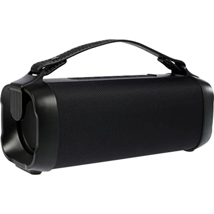 NEDIS Bluetooth Party Boombox | 5 hrs | 2.0 | 24 W | Medienwiedergabe: AUX/USB | Verknüpfbar | Tragegriff | Partylicht | Schwarz – Bild 4