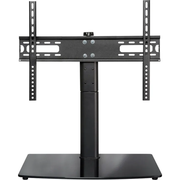 Titan TV Tischständer 62594 für Fernseher bis 70 Zoll/178 cm, höhenverstellbar, schwenkbar, Schwarz