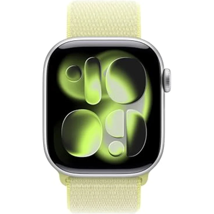 Apple Sport Loop, Uhrband 42 mm, atmungsaktives Nylongewebe, Neongelb, One Size (passt den meisten Handgelenken) – Bild 3