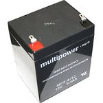 5,4A! Blei-Gel Akku Multipower MP5.4-12 AGM für Portabler Lautsprecher Ion Audio Block Rocker Bluetooth Tailgater iPA06 07X 56 66 Accu Batterie Battery Bateria Akkubatterie