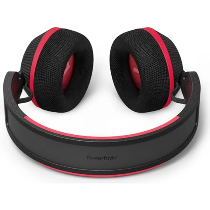 PHILIPS TAA6219BK 6000 Serie Over-Ear Solarbetriebene Selbstladende Sport-Bluetooth-Kopfhörer, 80 Stunden Akkureserve, Ideal für Workouts, Laufen und andere Sportarten - Schwarz und Rot – Bild 3