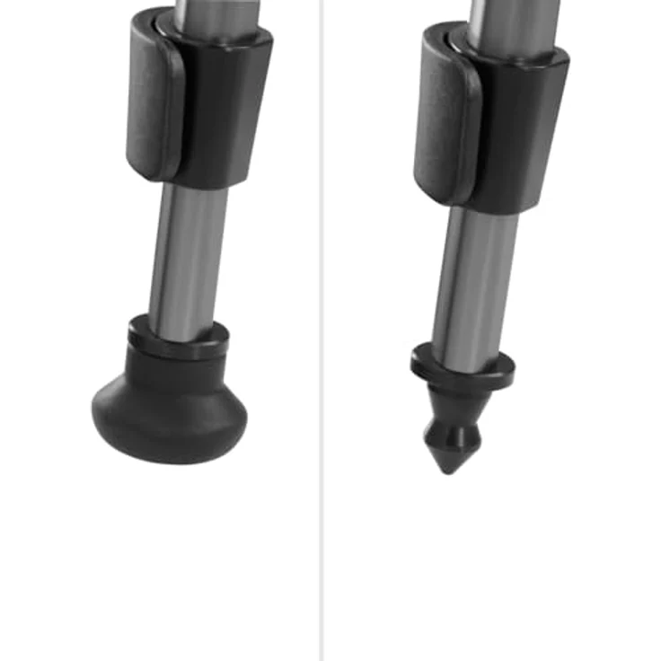 Hama Dreibeinstativ PRO Move 160 2D+, Videostativ für Kamera und Handy, 160cm, leichtes Stativ mit 2D-Fluidneiger, schwarz – Bild 5