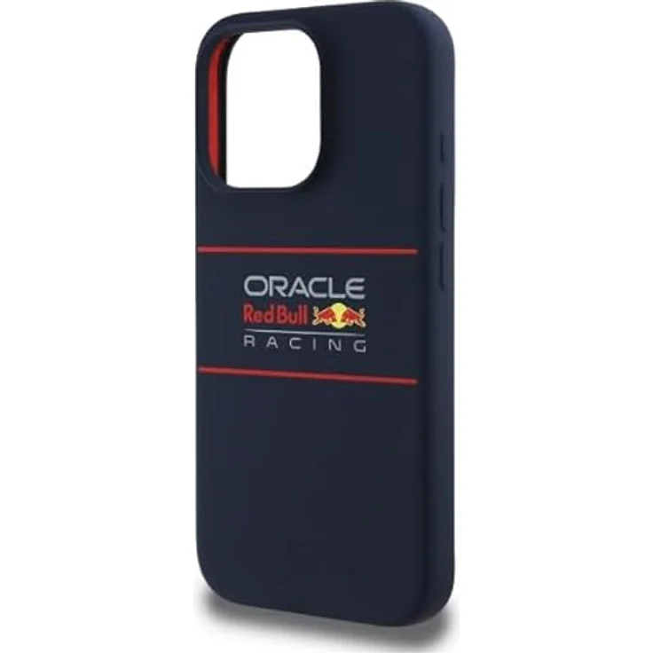 Red Bull RBHMP15L24SIHSRV iPhone 15 Pro 6.1" Hardcase aus Navy-Silikon mit Horizontal-Logo und MagSafe, Smartphone Hülle, Blau – Bild 6