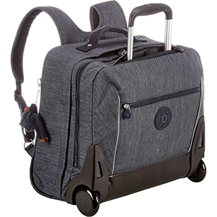 Kipling GIORNO, Großer Rucksack mit Rollen und Laptopfach, Leicht, 38 cm, 25 L, 2.44 kg, Marine Navy