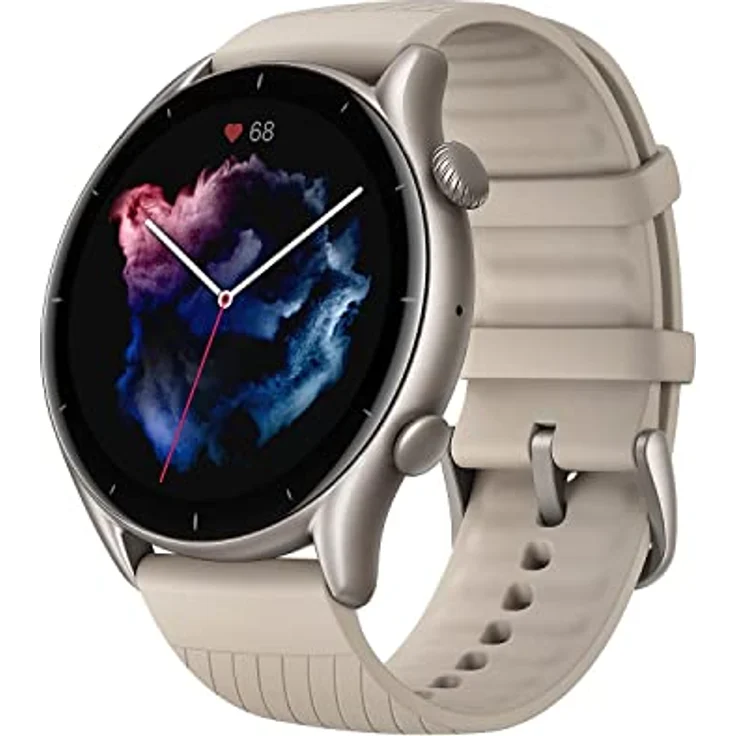 Amazfit Smartwatch GTR 3 46mm mit Gesundheitsüberwachung, SpO2, Schlaf, Stress, Zyklusüberwachung, SportuhrGPS Sportuhr mit 150+ Sportmodi, 21 Tage Akku, Alexa für Herren Damen, AMOLED Always-on-Display – Bild 4