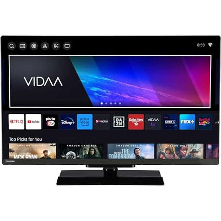 Toshiba 32LV3E63DAZ 32 Zoll Fernseher/VIDAA Smart TV (Full HD, HDR, Triple-Tuner, Bluetooth, Dolby Audio) [2024] – Bild 1