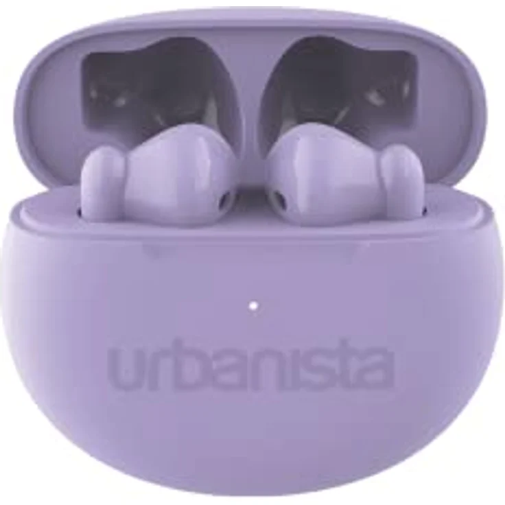 Urbanista True Wireless In Ear Kopfhörer Bluetooth 5.3, IPX4 Earbuds kabellos mit Zwei Mikrofonen, 20 Stunden Spielzeit, Touch-Bedienung, TWS USB C Ladecase, Austin, Lila – Bild 1