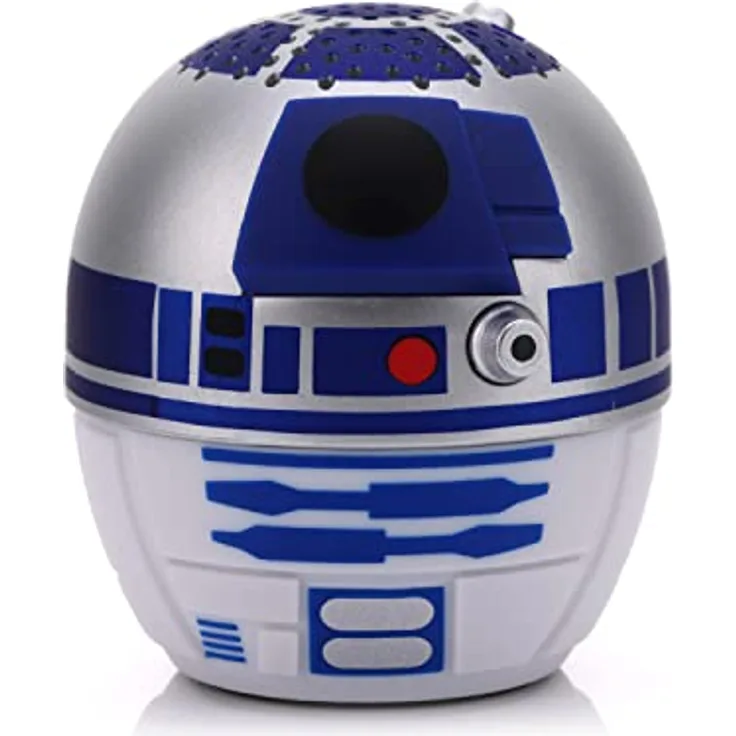 Bitty Boomers Star Wars: R2-D2, Mini-Bluetooth-Lautsprecher mit 4 Stunden Akkulaufzeit und Selfie-Fernbedienung, 5 cm