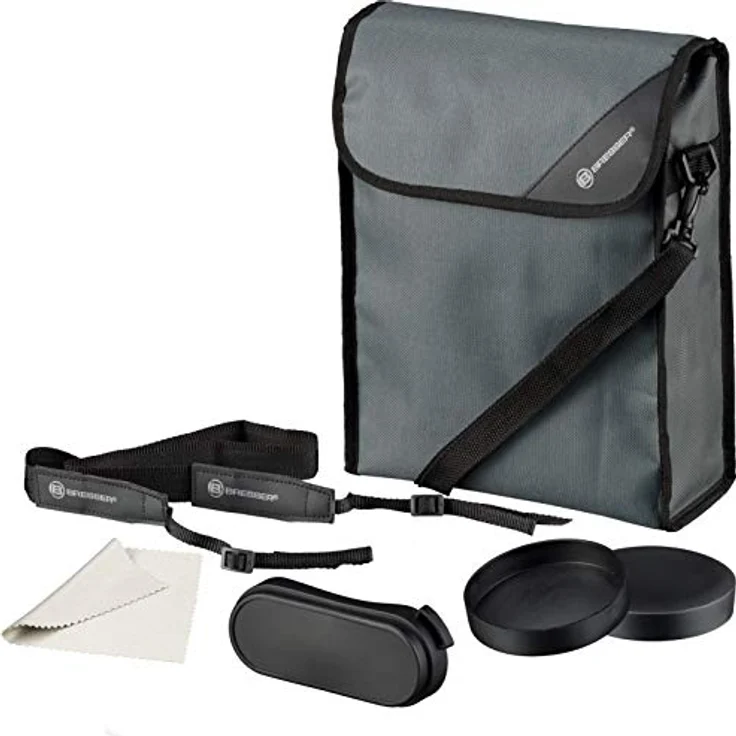 Bresser Optik Fernglas Astro 25 x 70mm Porro, lichtstark mit 25-facher Vergrößerung, schwarz – Bild 5