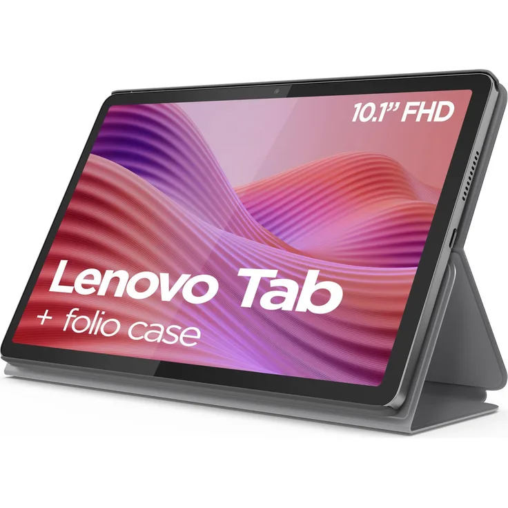 Lenovo Tablet ZAEH0028SE, Luna Grey, 10,1 Zoll, 64GB, inklusive Case