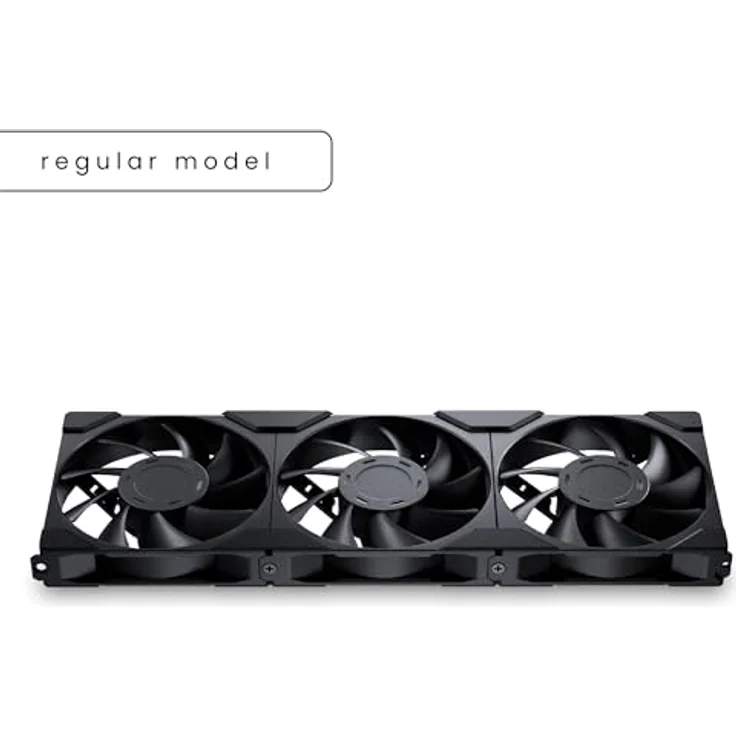 Phanteks M25 PC Lüfter 120mm 3er-Pack Schwarz | PWM - bis 2.000 U/min - hoher Airflow - Vibrationsarm - Leise – Bild 2
