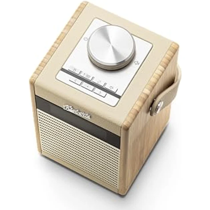 Roberts Radio Rambler Midi Retro-Radiowecker, tragbar, DAB+/FM/Bluetooth, cremefarben, mit USB-Ladefunktion – Bild 3
