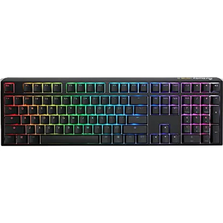 Ducky One 3 Classic Black/White Gaming Tastatur, RGB LED - MX-Speed-Silver (US)