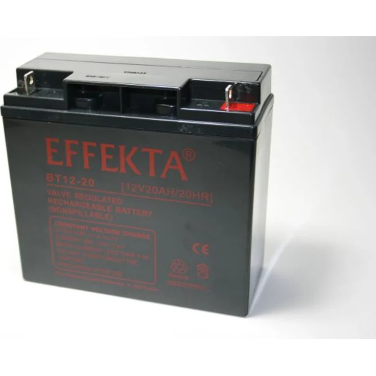 Effekta BT 12-20 12V 20Ah Blei Akku / Blei-Vlies Akku AGM VRLA – Bild 1