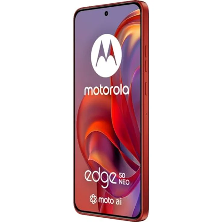 Motorola Edge 50 Neo 5G (6.4") 120Hz Dual SIM Android 14 5G USB Type-C 12 GB 512 GB 4310 mAh Poinciana Terrakotta (PB310010PL) Smartphone mit hochwertigem pOLED-Display und TurboPower-Ladung – Bild 8