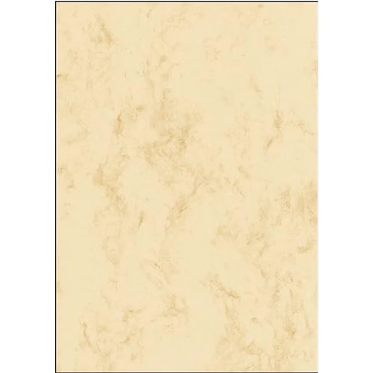 sigel Marmor-Papier, A4, 90 g-qm, Feinpapier, beige  – Bild 2