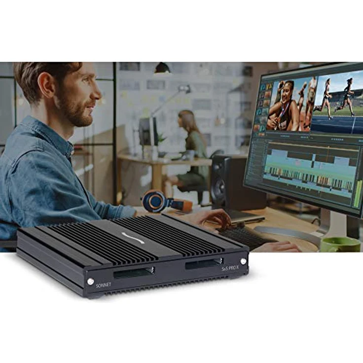 SoNNeT SF3-2SXSPX Series - SxS PRO X Thunderbolt 3 Pro Card Reader, schwarz – Bild 3