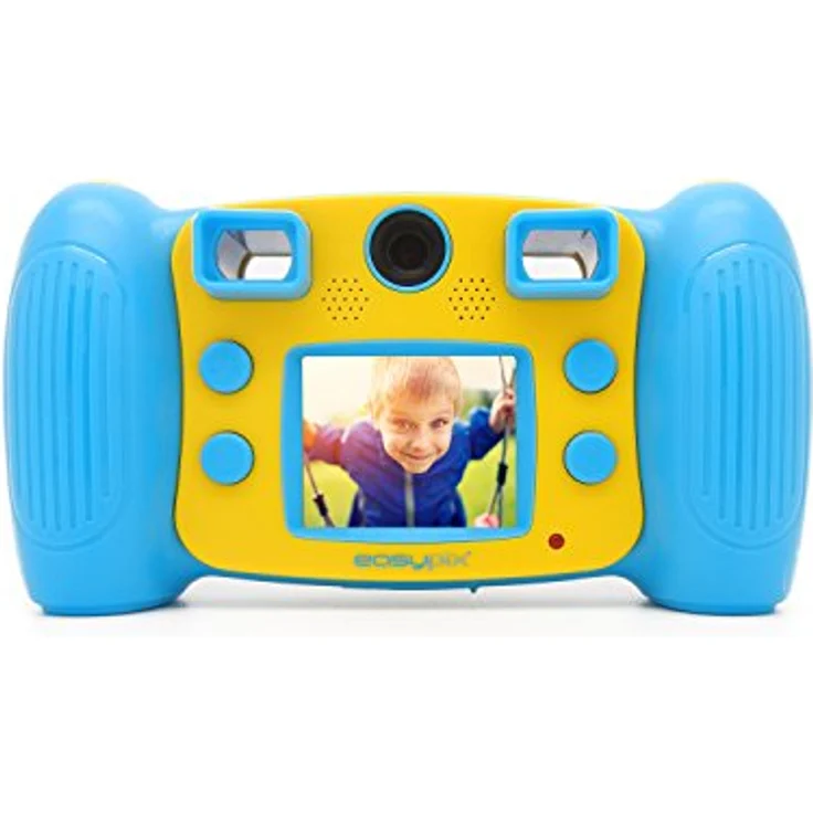 Easypix Kiddypix Galaxy Kinder Digitalkamera, blau - 5MP Auflösung, 2 Objektive, Selfies optimal geeignet – Bild 3