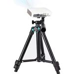 TronicXL 30-60cm Tripod Tisch Projektor Beamer Stativ Halterung Ständer Mini Beamer kompatibel mit Nebula Capsule Projektoren Philips WiMiUS Projektor Projektorständer Horizon Pro Elfin Halo MOGO