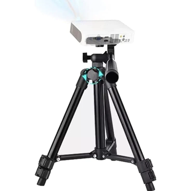 TronicXL 30-60cm Tripod Tisch Projektor Beamer Stativ Halterung Ständer Mini Beamer kompatibel mit Nebula Capsule Projektoren Philips WiMiUS Projektor Projektorständer Horizon Pro Elfin Halo MOGO – Bild 1