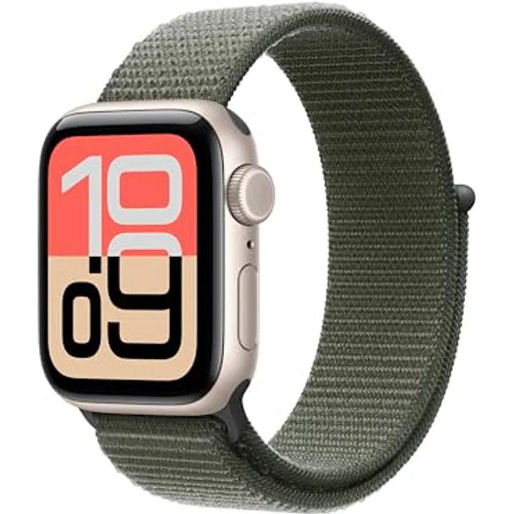 Apple Sport Loop Band für Apple Watch, 40 mm, Waldgrün, atmungsaktives Nylongewebe, One Size – Bild 2
