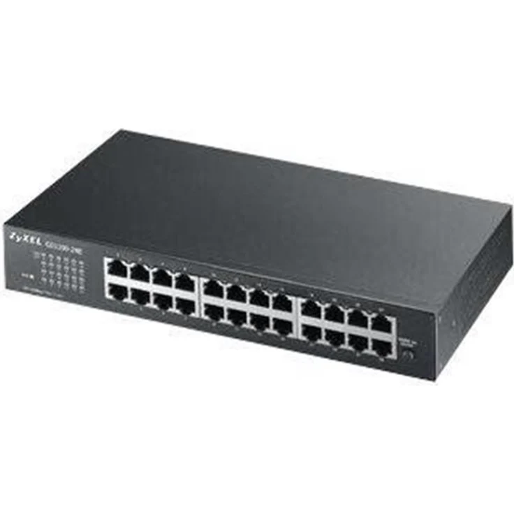 ZyXEL GS-1100-24E, unmanaged Switch mit 24 x 10/100/1000 Ports, rackmontierbar, desktop- und wandmontierbar – Bild 5