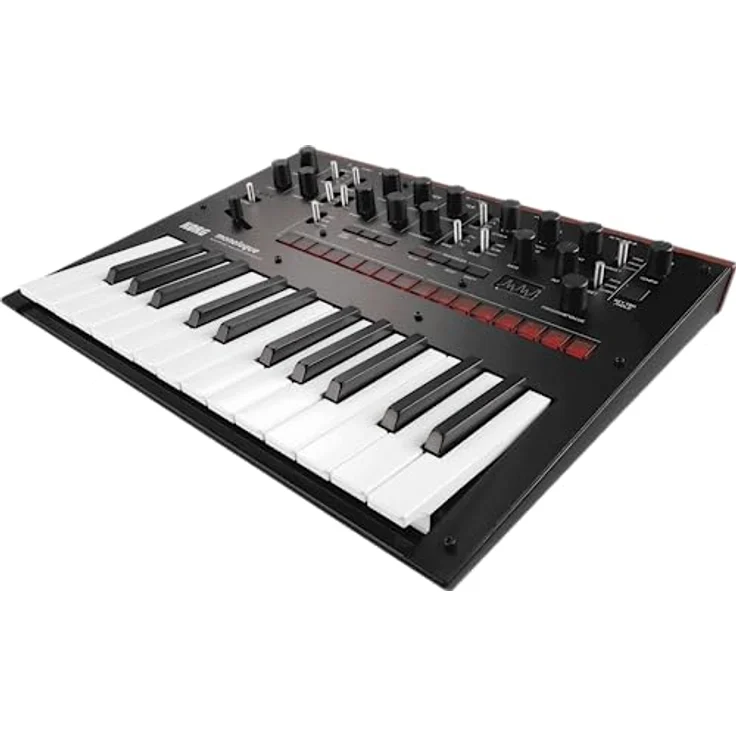 Korg monologue Black, Analog Synthesizer mit 25 anschlagdynamischen Tasten, 2 Oszillatoren, Stepsequencer und Lowpass Filter – Bild 2