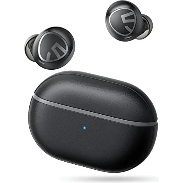 SoundPEATS Free2 Classic Dockside Bluetooth 5.1 Wireless Kopfhörer Schwarz - Kristallklarer Klang, lange Akkulaufzeit