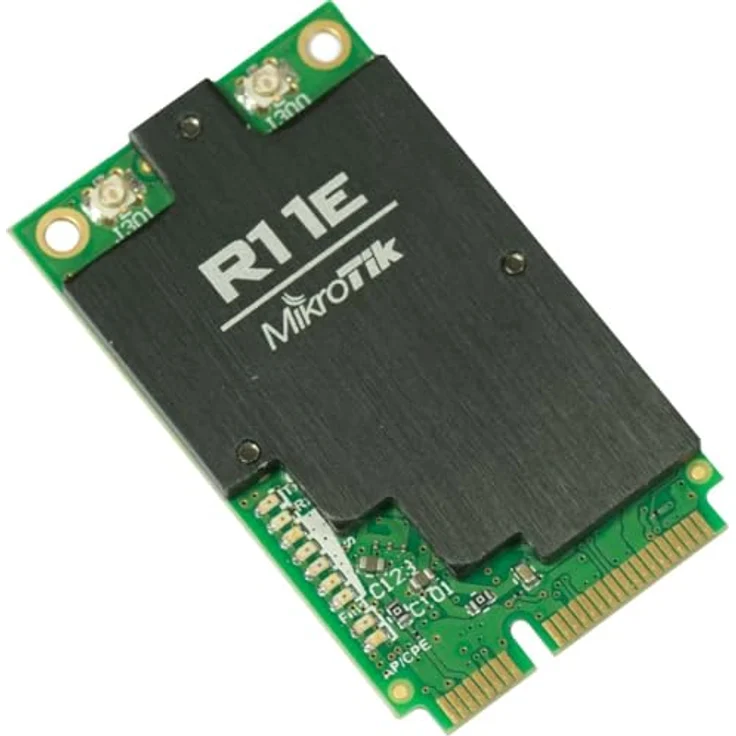 MikroTik R11e-2HnD, Mini PCI Express Netzwerkkarte mit Wi-Fi 4 (802.11n), Grün-Schwarz – Bild 4
