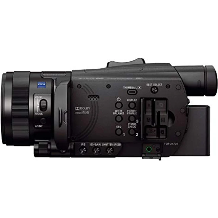 Sony FDR-AX700 4K HDR Ultra-HD-Camcorder (1 Zoll Exmor RS Stacked Sensor, 3,5“ Touch-Display, 4K HDR Aufnahme, Fast-Hybrid Autofokus mit 273 Fokuspunkten, 40-Fach Super-Slow-Motion) schwarz – Bild 5