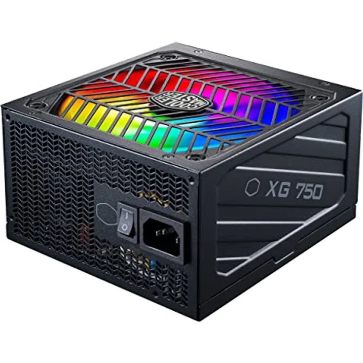 Cooler Master XG750 Plus Platinum PC-Netzteil (EU) - 80 Plus Platinum (+92% Effizienz), 750W, vollständig modular, Echtzeit-Display, 100% jap. Kondensatoren, 135mm FDB-ARGB-Lüfter – Bild 3