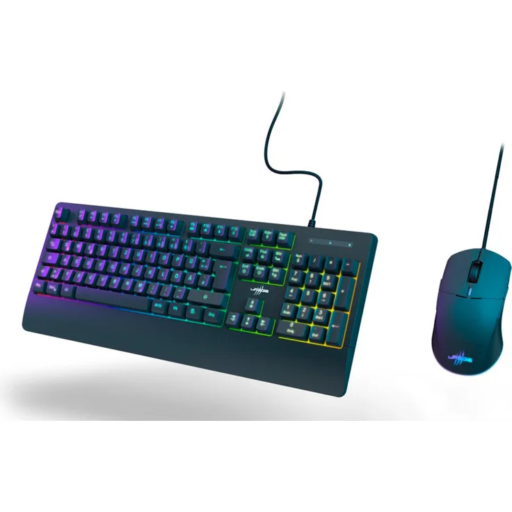 uRage Gaming-Set "Koop 320 2in1", RGB Gaming-Tastatur + Gaming-Maus, QWERTZ DE