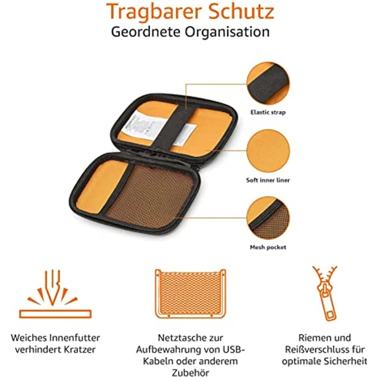 AmazonBasics Schutzhülle für externe Festplatten – Bild 4