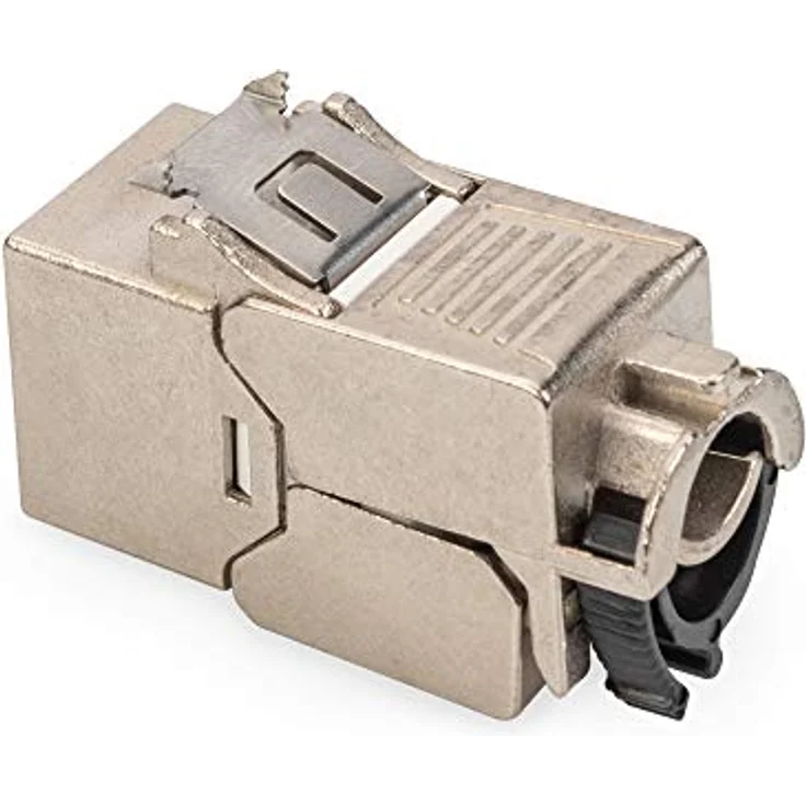 DIGITUS Keystone-Modul Cat-6A Geschirmt - 24 Stück - RJ45 - Designfähig - 500 MHz 10GBase-T - Metallclip - Werkzeugfrei – Bild 5