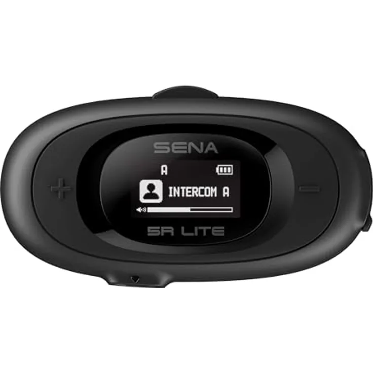 Sena 5R Lite, Motorrad-Intercom mit 2-Wege-HD-Gegensprechanlage, Bluetooth 5.1, bis zu 700 m Reichweite, schwarz