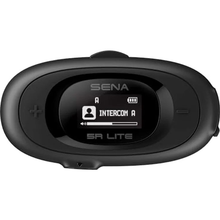 Sena 5R Lite, Motorrad-Intercom mit 2-Wege-HD-Gegensprechanlage, Bluetooth 5.1, bis zu 700 m Reichweite, schwarz – Bild 1