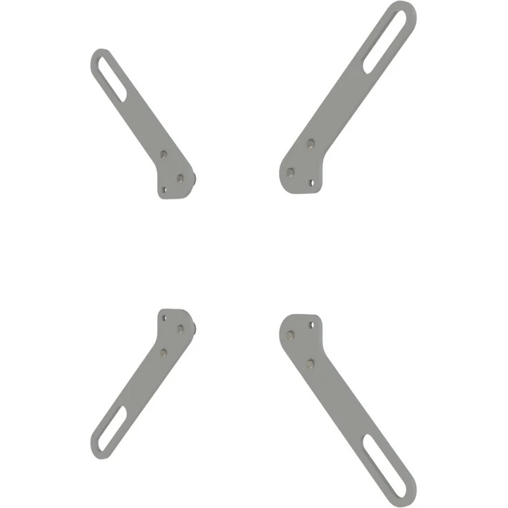 SMS Audio SMS L Adapter 200x100 / 200x200, silber, VESA Montageadapter für Flachbildschirm bis 15 kg