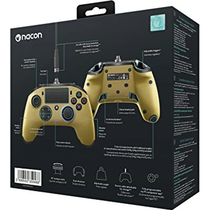 Nacon Revolution Pro Controller Gold (NA359466) (PS4) – Bild 4