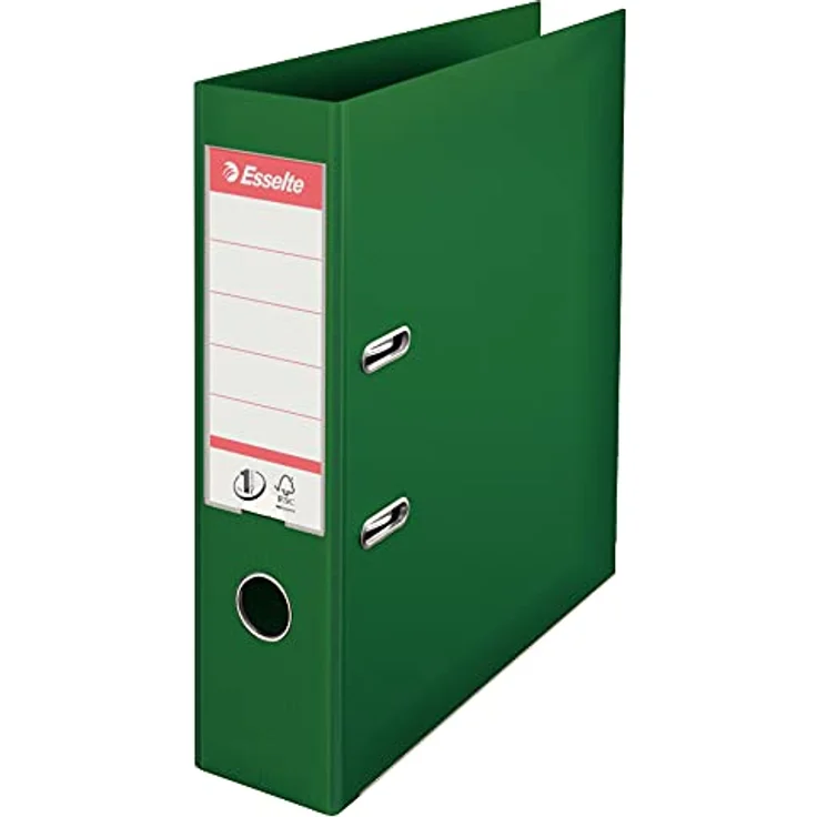 ESSELTE Aktenordner No. 1, Büroordner mit schmutz- und feuchtigkeitsabweisendem Polypropylen kaschiert, blau – Bild 2
