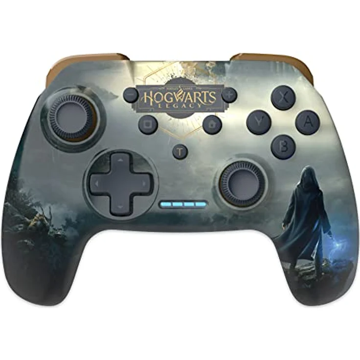 Freaks and Geeks Harry Potter Hogwarts Legacy Landscape, Kabelloser Nintendo Switch Controller mit 4 ergonomischen Trigger-Tasten, 600mAh Akku für 6-8 Stunden Spielzeit – Bild 1