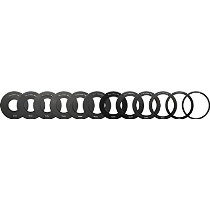 Rollei Adapterring Set, Ersatzadapterringe für 100 mm Rechteckfilter Halter System, 37-77 mm Größen – Bild 3