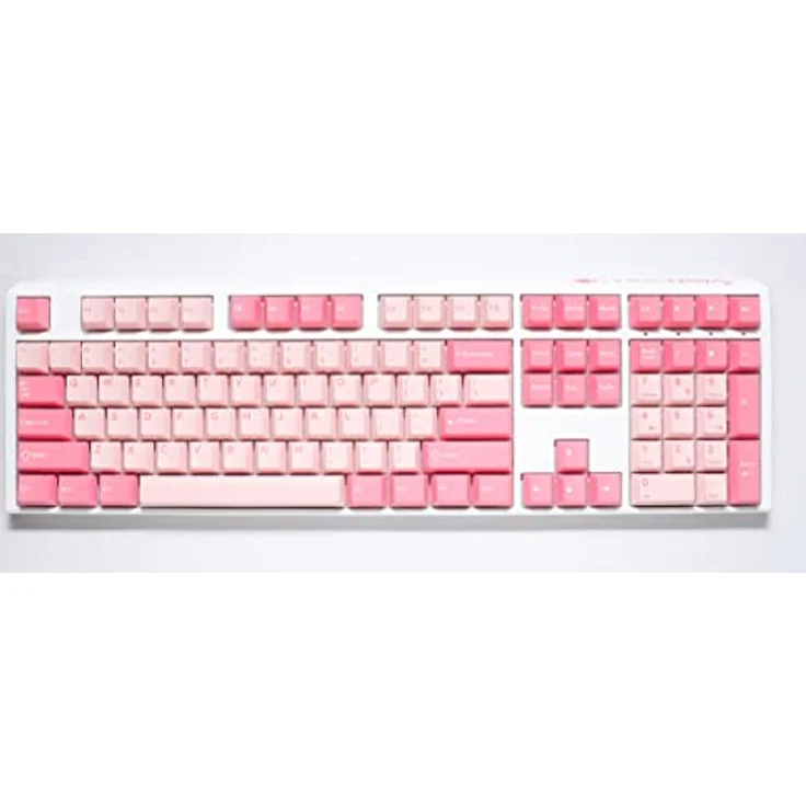 Ducky One 3 Gossamer Pink Gaming Tastatur - MX-Ergo-Clear (US) – Bild 1
