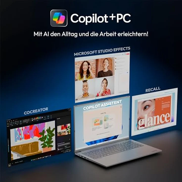 MEDION SPRCHRGD 16 S1, 40,6 cm (16") 2.8K OLED Laptop mit Intel Core Ultra 9, 32GB RAM, 2TB SSD, Windows 11 Home, 120Hz – Bild 3