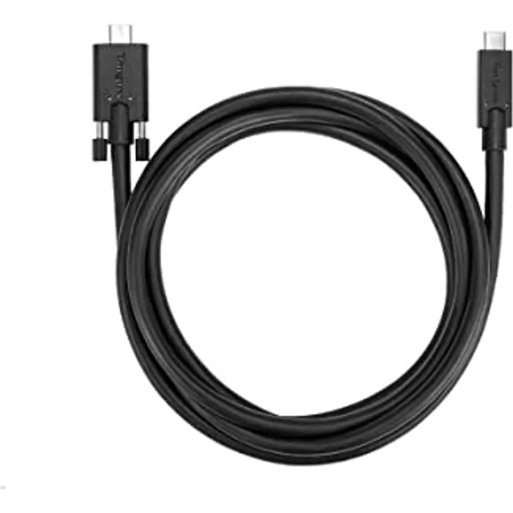 Targus 1.8m USB-c Screw-in 5a 10g USB-Kabel, 10 Gbit/s, schwarz