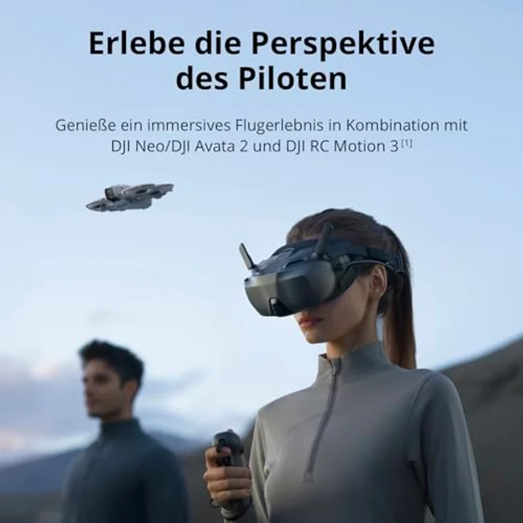 DJI Goggles N3, FPV Goggles mit 1080p ultrabreitem Bildschirm, Immersives Flugerlebnis, Wireless Streaming, Einsatzbereites Kit, AR Cursor – Bild 2