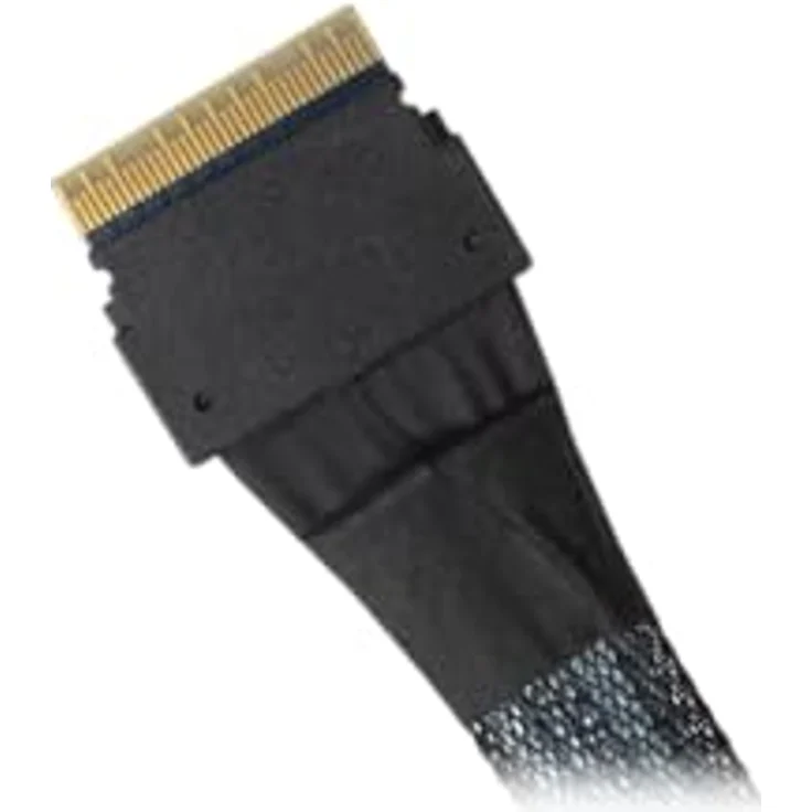 ICY DOCK MB410L-B Datenkabel, 1x MCIO SFF-TA-1016 8i zu 1x SlimSAS SFF-8654 8i, 50cm mit PCIe 4.0 Unterstützung – Bild 3